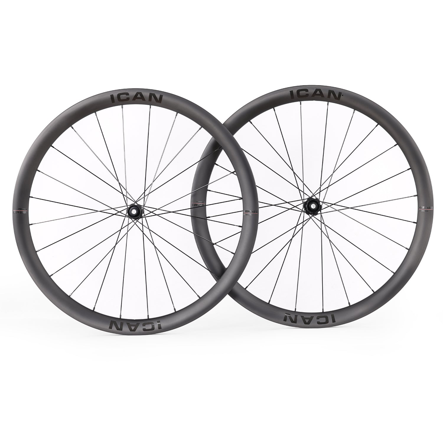 ICAN AERO 40 II disc wheels 23mm width with DT240EXP 36T